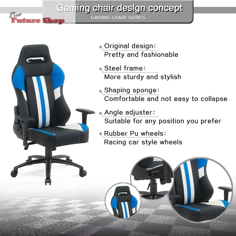 High Back Gaming Chair Racing Office Chair with PU Leather - Rios Future Shop