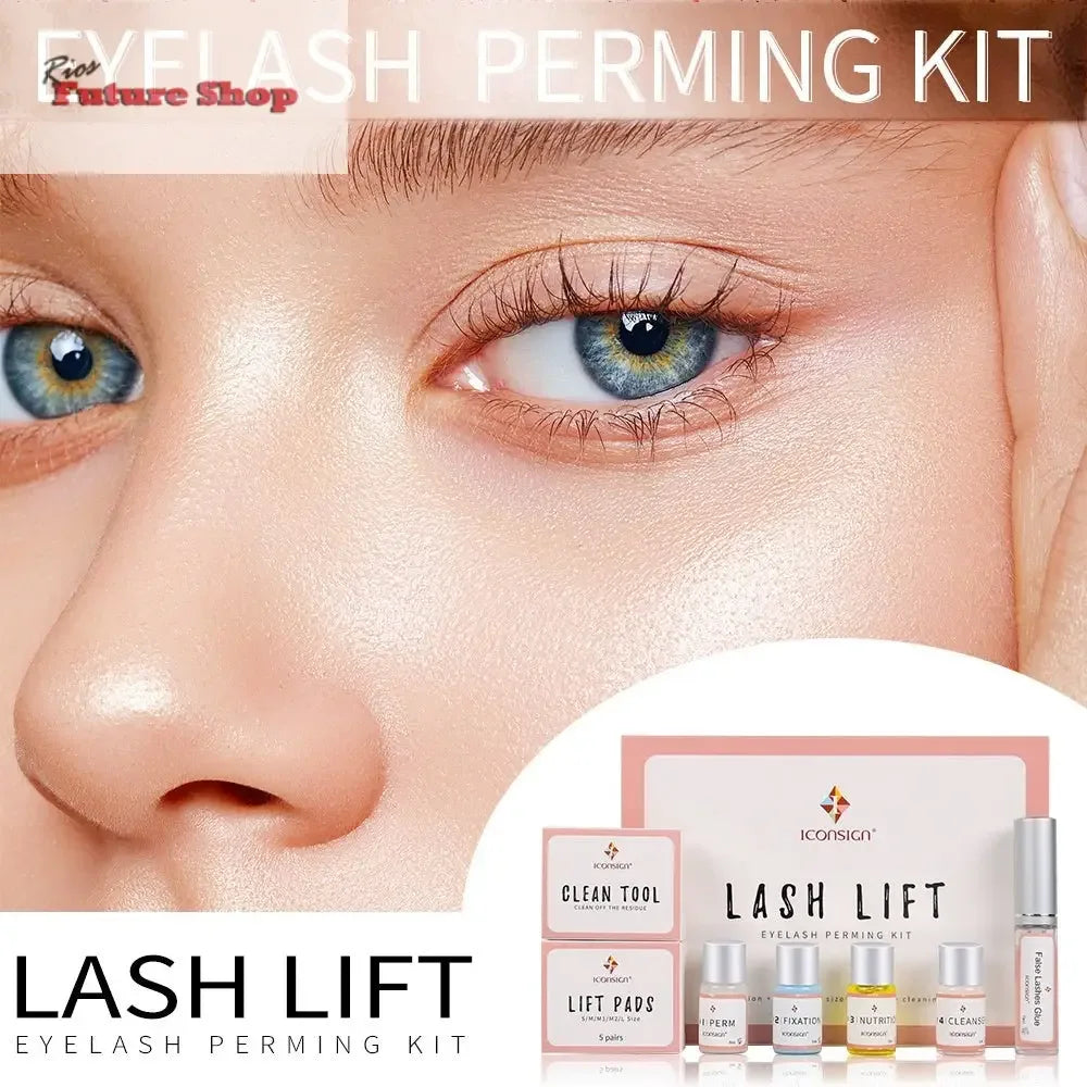 ICONSIGN Lash Lift Kit Lash Lifiting Eyelash Perming Kit Lash Curling Enhancer Eyes Makeup Tools - Rios Future Shop