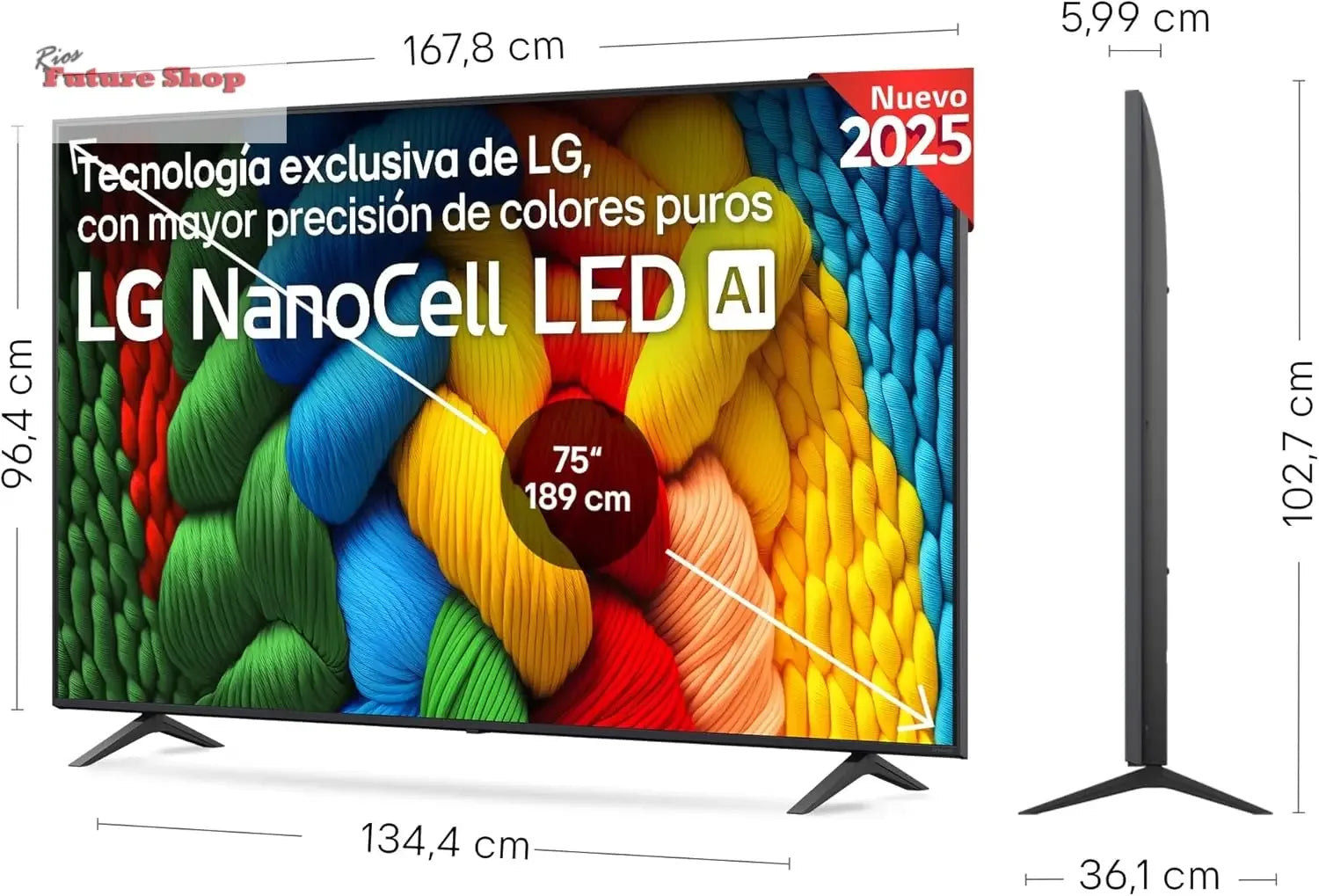 LG 75" 4K UHD Smart TV - Experience Stunning Clarity and Immersive Entertainment - Rios Future Shop
