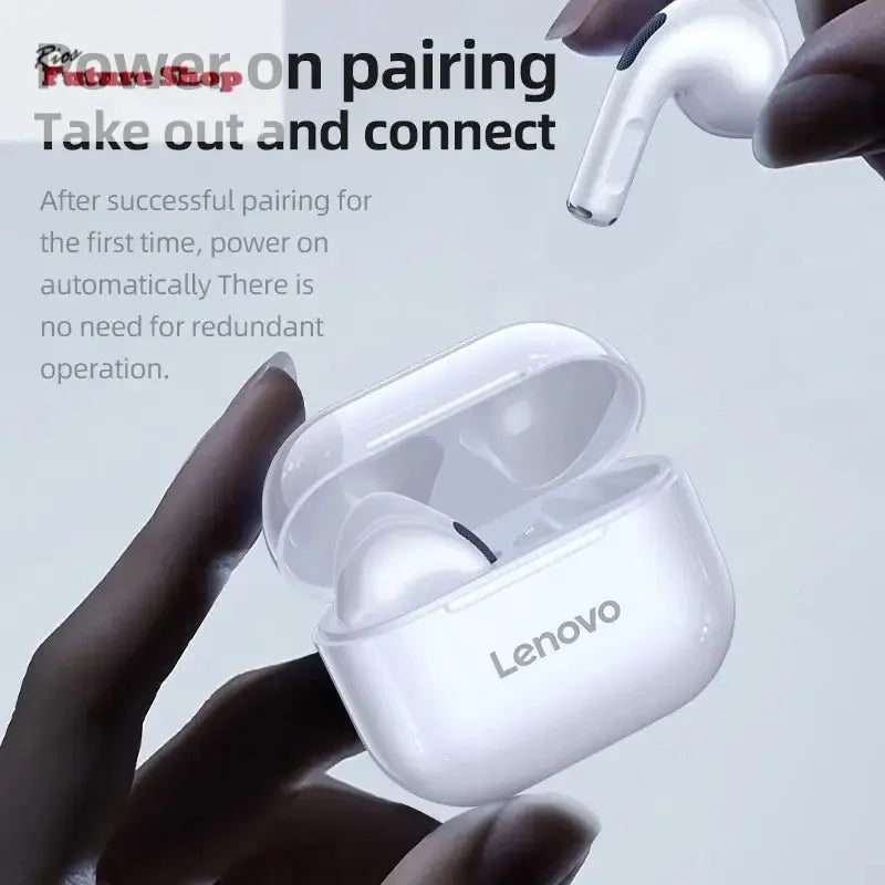 Lenovo lp40 sem fio bluetooth fones de ouvido tws controle toque fone de ouvido jogos hd chamada com microfone 2025 nova escolha - Rios Future Shop