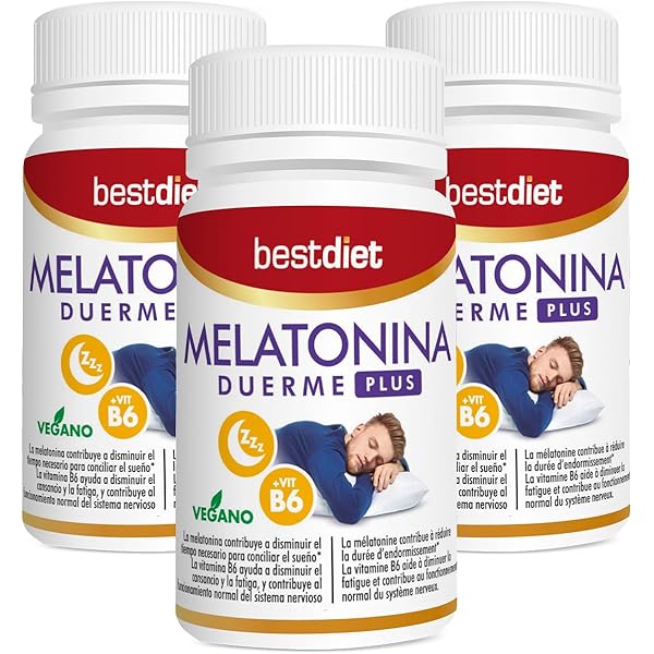 SUP Melatonina Duerme Plus 60 Cápsulas – Sueño Profundo y Reparador