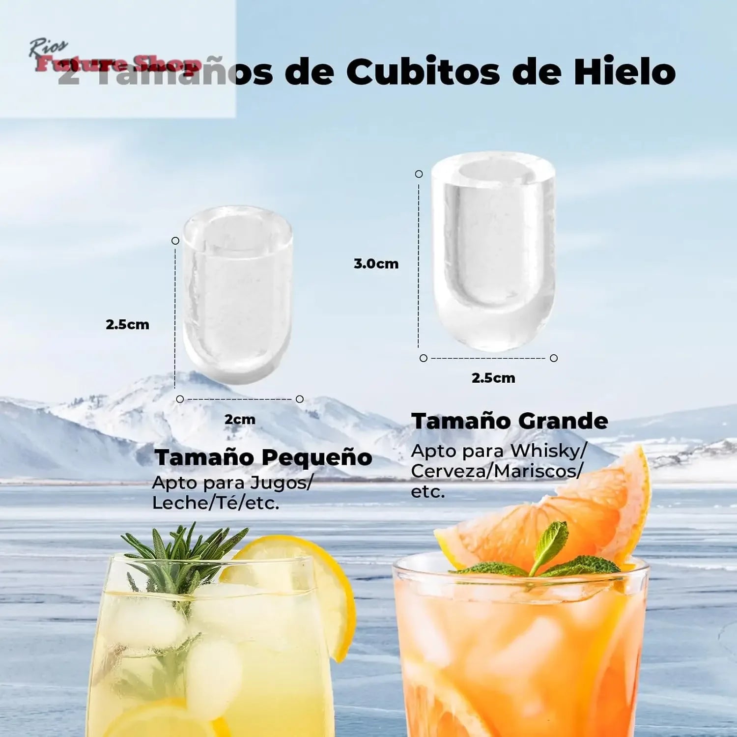 Máquinas de fazer gelo, Acmeenjoy 12 kg/24 h máquina de gelo para bancada, gelo em 6-8 minutos, máquina de gelo portátil e auto-limpeza com pega para casa / festa / cozinha / bar - Rios Future Shop