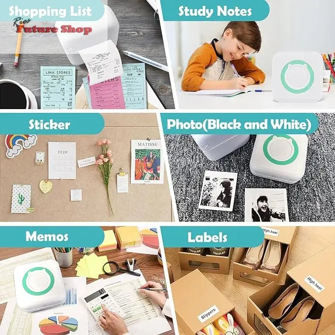 Mini Impresora pegatinas térmica para móvil Dropi PRO