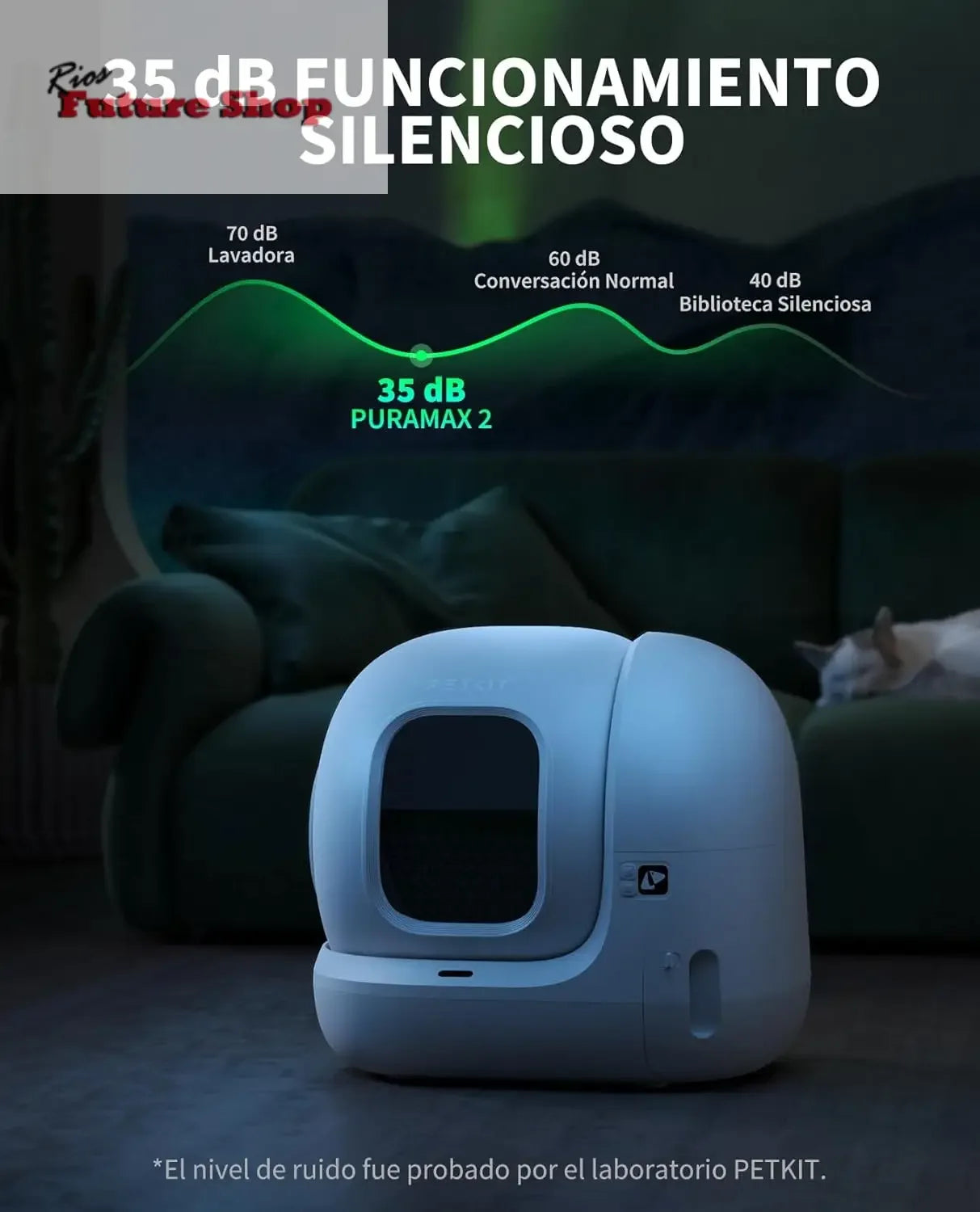 PETKIT Pura MAX 2 Areneiro gatos auto-limpável, sanita para gato, areia auto-limpeza para gatos, anti-fugas, xsegurança/remoção de odores/controlo de APP/76L, para vários gato - Rios Future Shop