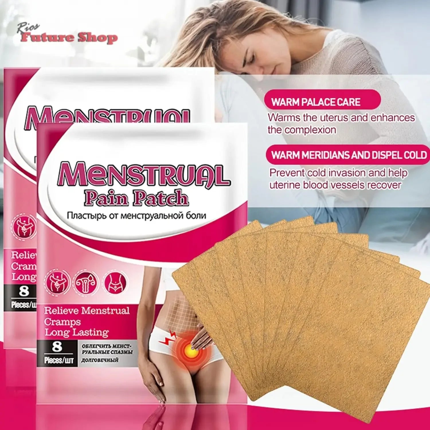 Parches para Aliviar el Dolor Menstrual - Rios Future Shop