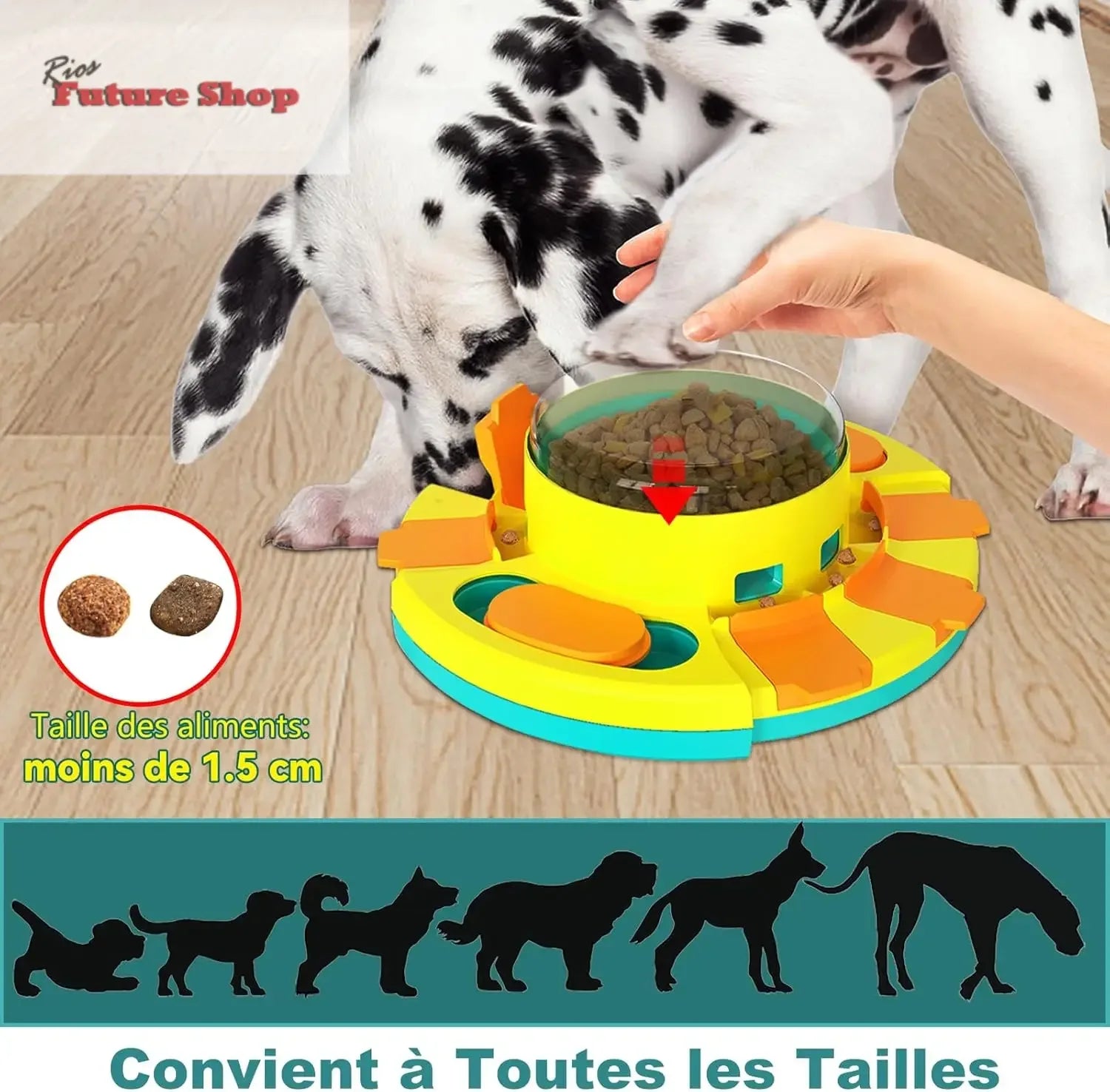 PawPlay Interactive Feeding Toy - Engaging Meal Time Fun for Dogs - Rios Future Shop