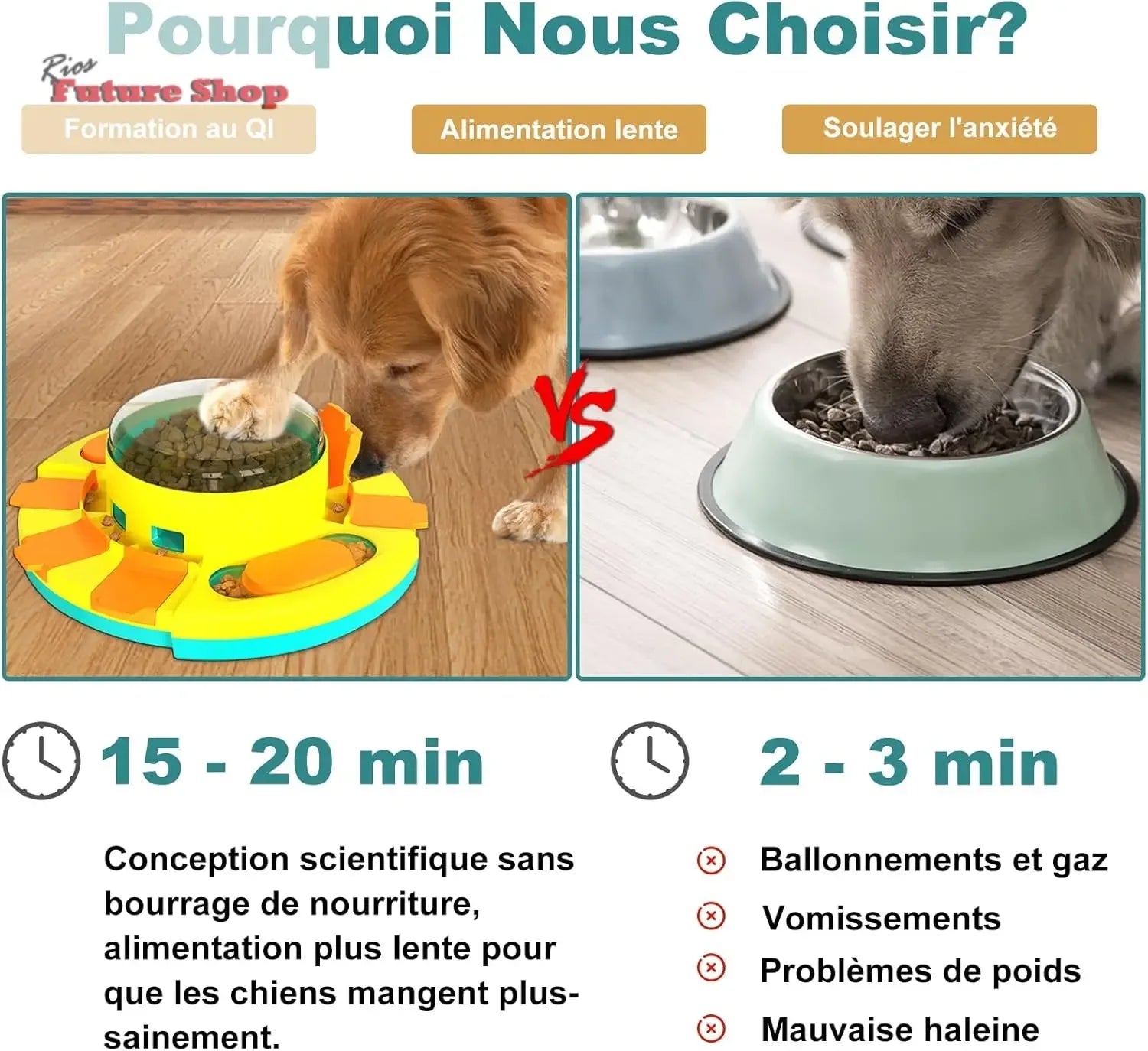 PawPlay Interactive Feeding Toy - Engaging Meal Time Fun for Dogs - Rios Future Shop