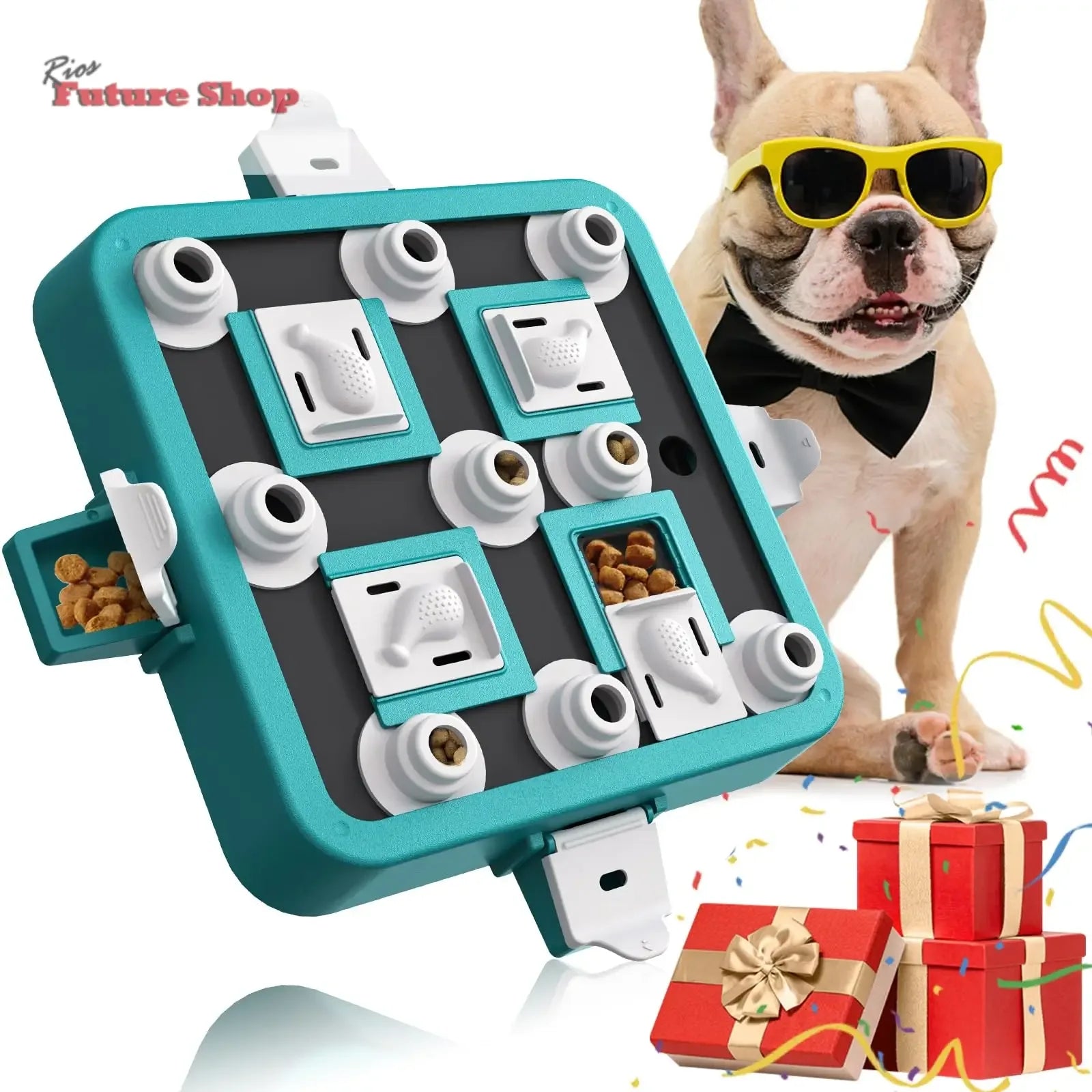 PawPlay Interactive Feeding Toy - Engaging Meal Time Fun for Dogs - Rios Future Shop