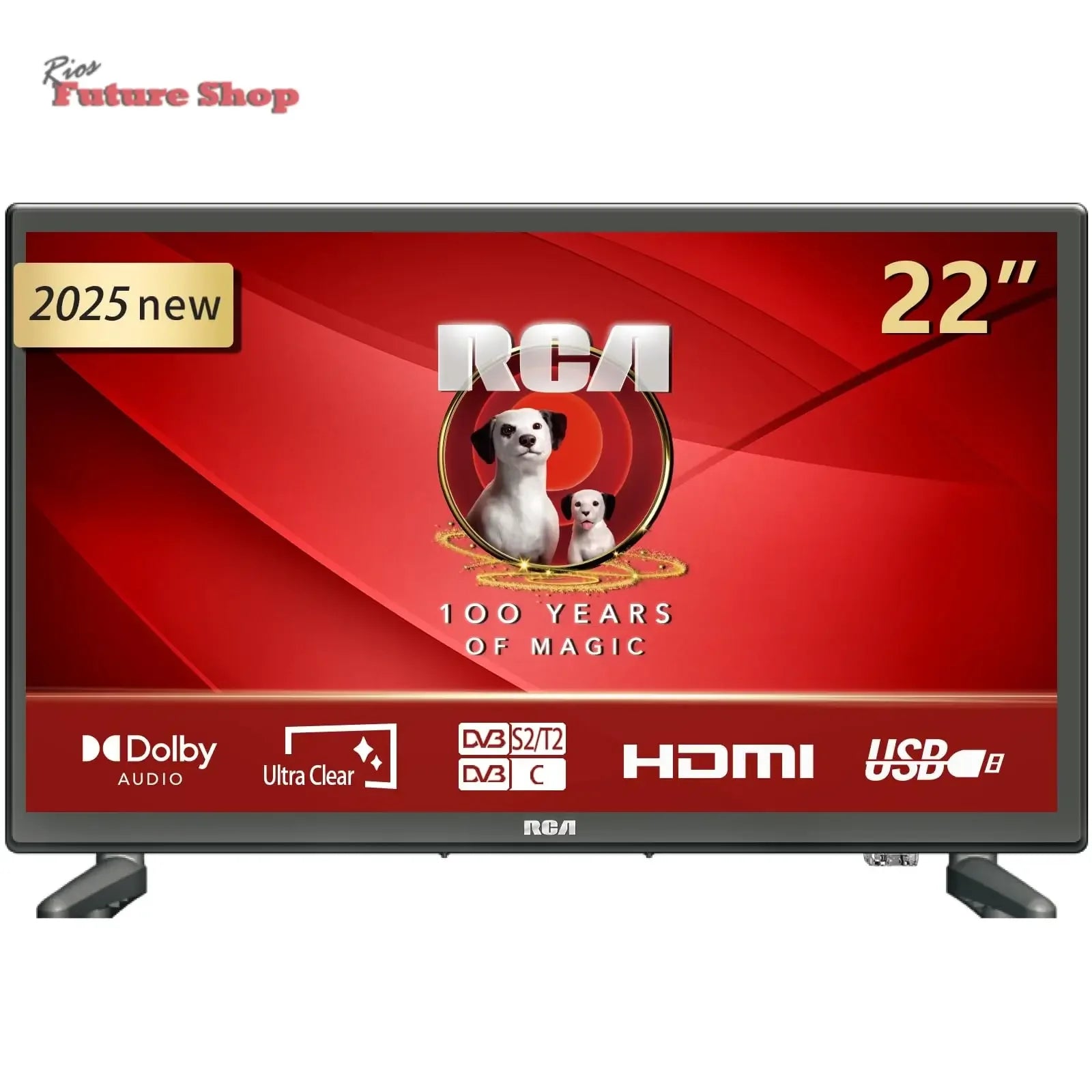 RCA E32 Televisión 32 Pulgadas (81cm) Non Smart LED TV 32" HD,Triple Reducción del Ruido,Modelo de Hotel,Modelo 2024 - Rios Future Shop