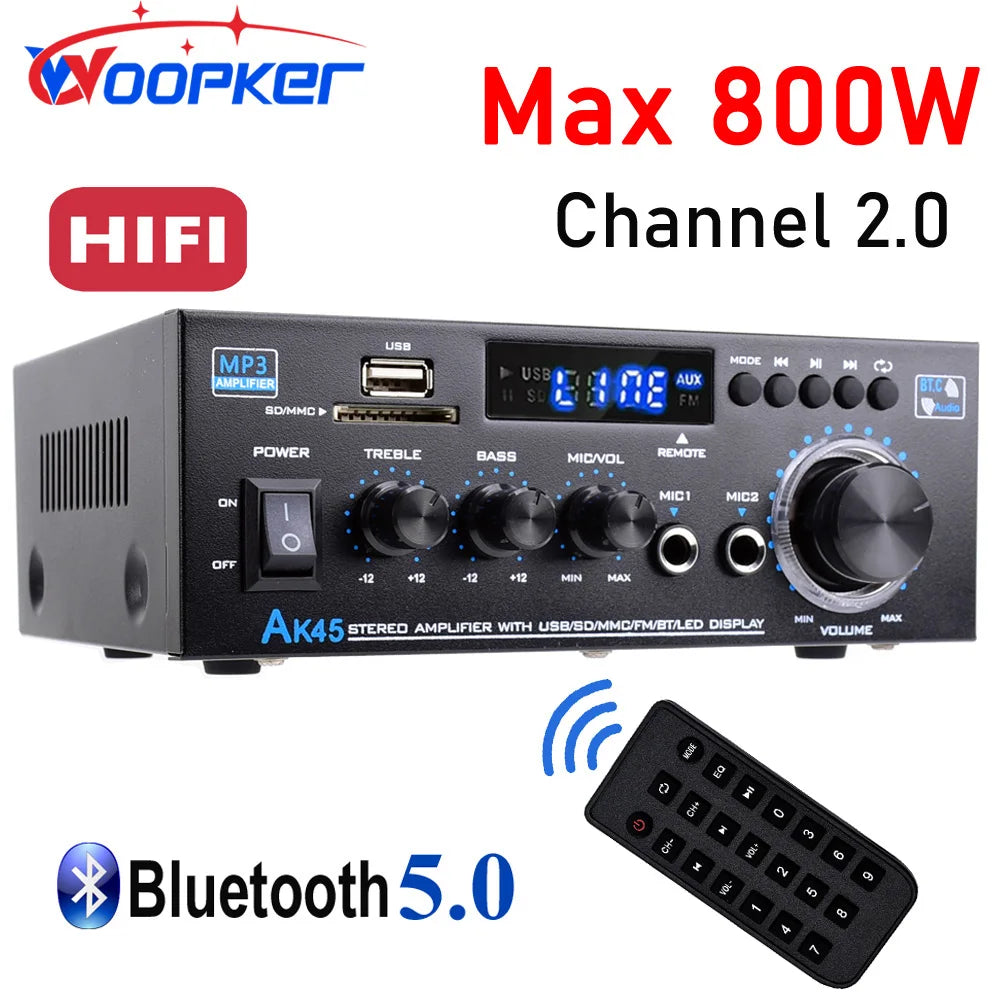 Woopker AK45 HiFi Digital Amplifier