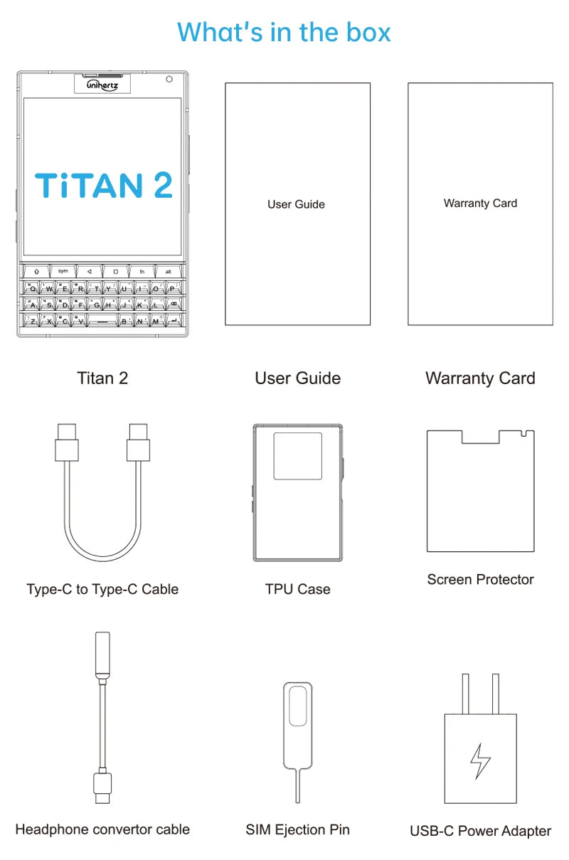 Unihertz Titan 2 5G Smartphone Android 15
