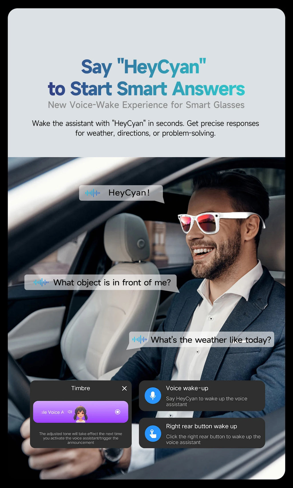 New 800W Camera AI Glasses