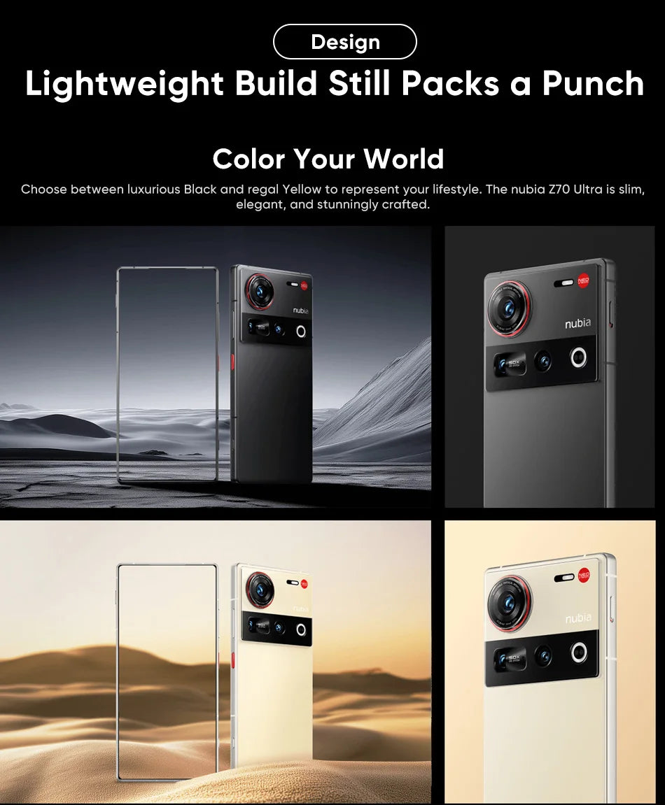 Nubia Z70 Ultra 5G Smartphone Snapdragon 8