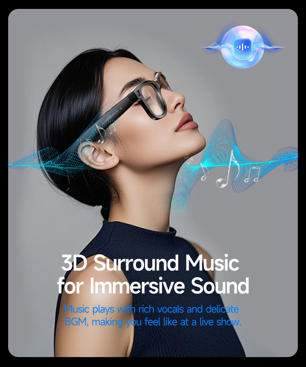 New 800W Camera AI Glasses