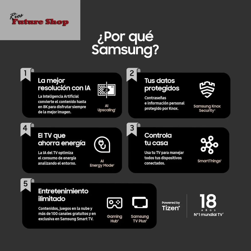 Samsung TV Crystal UHD 4K 2024 75DU8505 Smart TV de 75" com cores incríveis, melhor Smart TV, peana com altura ajustável e Q-Symphony - Rios Future Shop