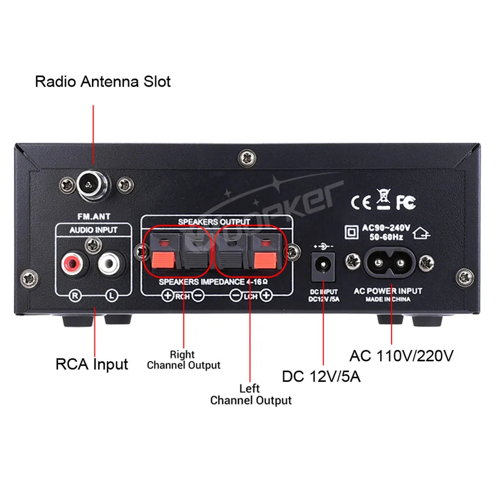 Woopker AK45 HiFi Digital Amplifier