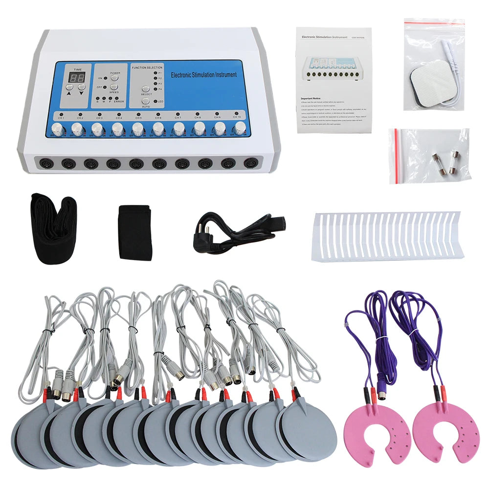 Microcurrent EMS Electric Muscle Stimulator Body Massager Weight Loss Electro Myostimulation Machine