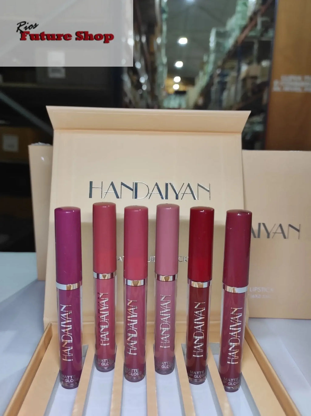 Set de 6 pintalabios color mate - Rios Future Shop