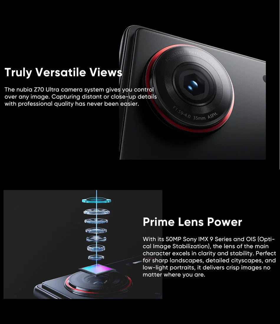 Nubia Z70 Ultra 5G Smartphone Snapdragon 8