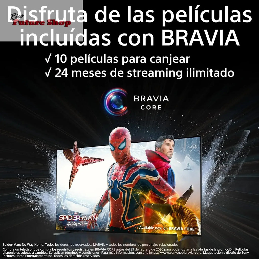 Sony BRAVIA XR-85X90L, 85 Pulgadas, TV Full Array LED, 4K HDR, Smart Google TV, Funciones Eco, Bravia Core, Menú Gaming para PlayStation5, Marco de Aluminio - Rios Future Shop