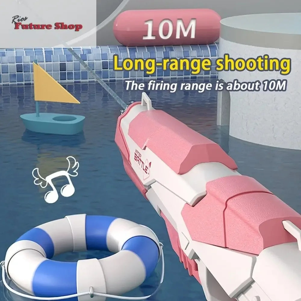 Space Water Gun Electric Automatic Water Absorption Toy - Rios Future Shop