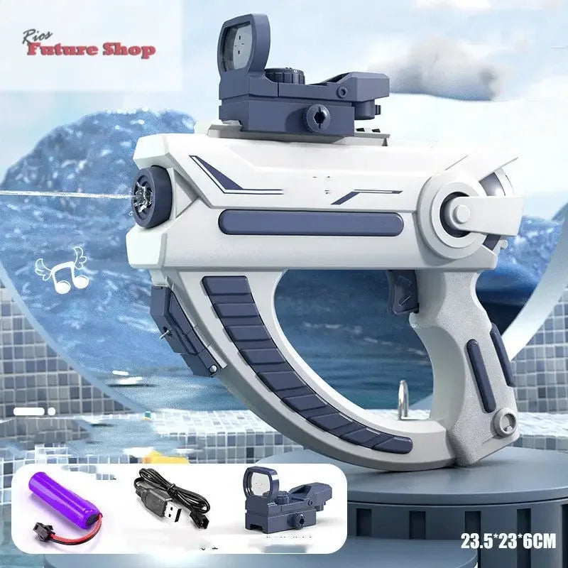 Space Water Gun Electric Automatic Water Absorption Toy - Rios Future Shop