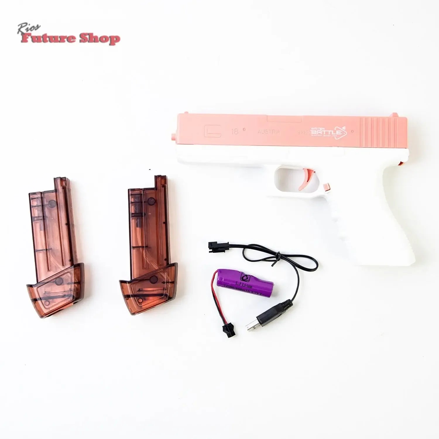 Space Water Gun Electric Automatic Water Absorption Toy - Rios Future Shop