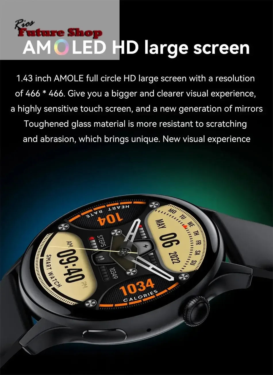 True AMOLED Sports Smart Watch - Rios Future Shop