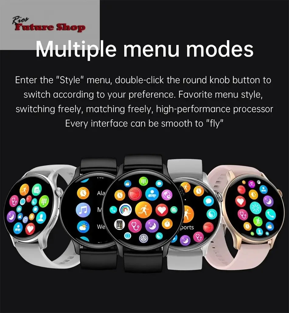 True AMOLED Sports Smart Watch - Rios Future Shop