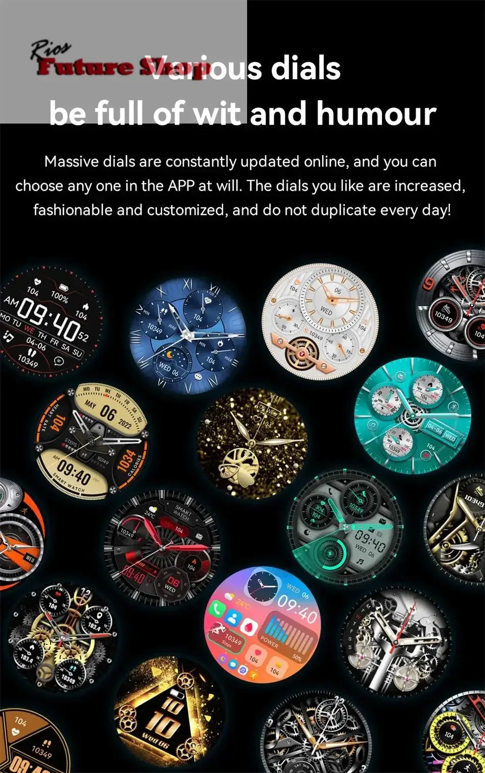 True AMOLED Sports Smart Watch - Rios Future Shop