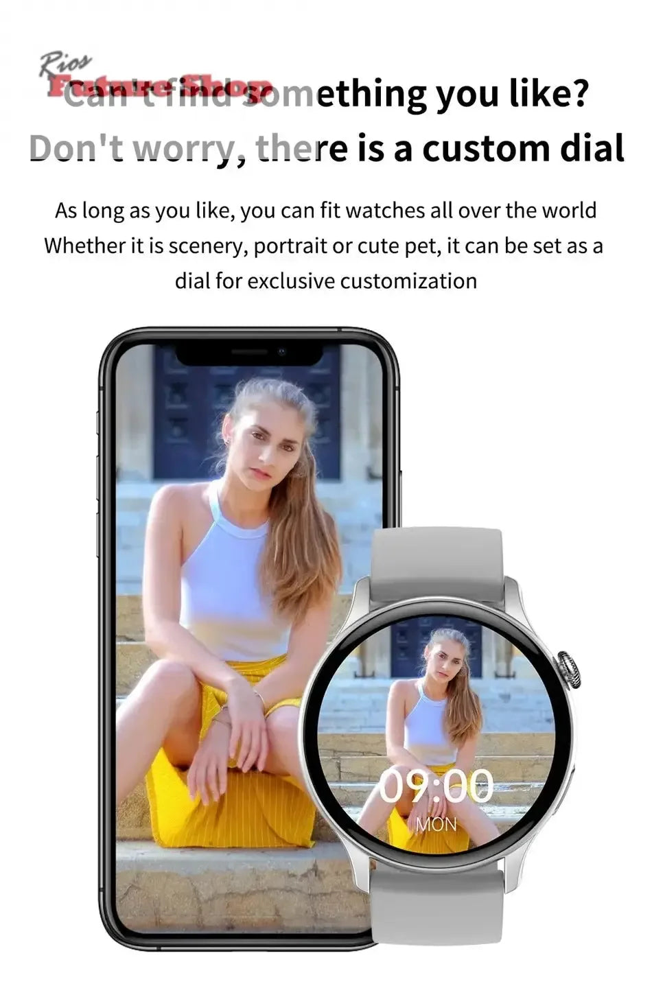True AMOLED Sports Smart Watch - Rios Future Shop