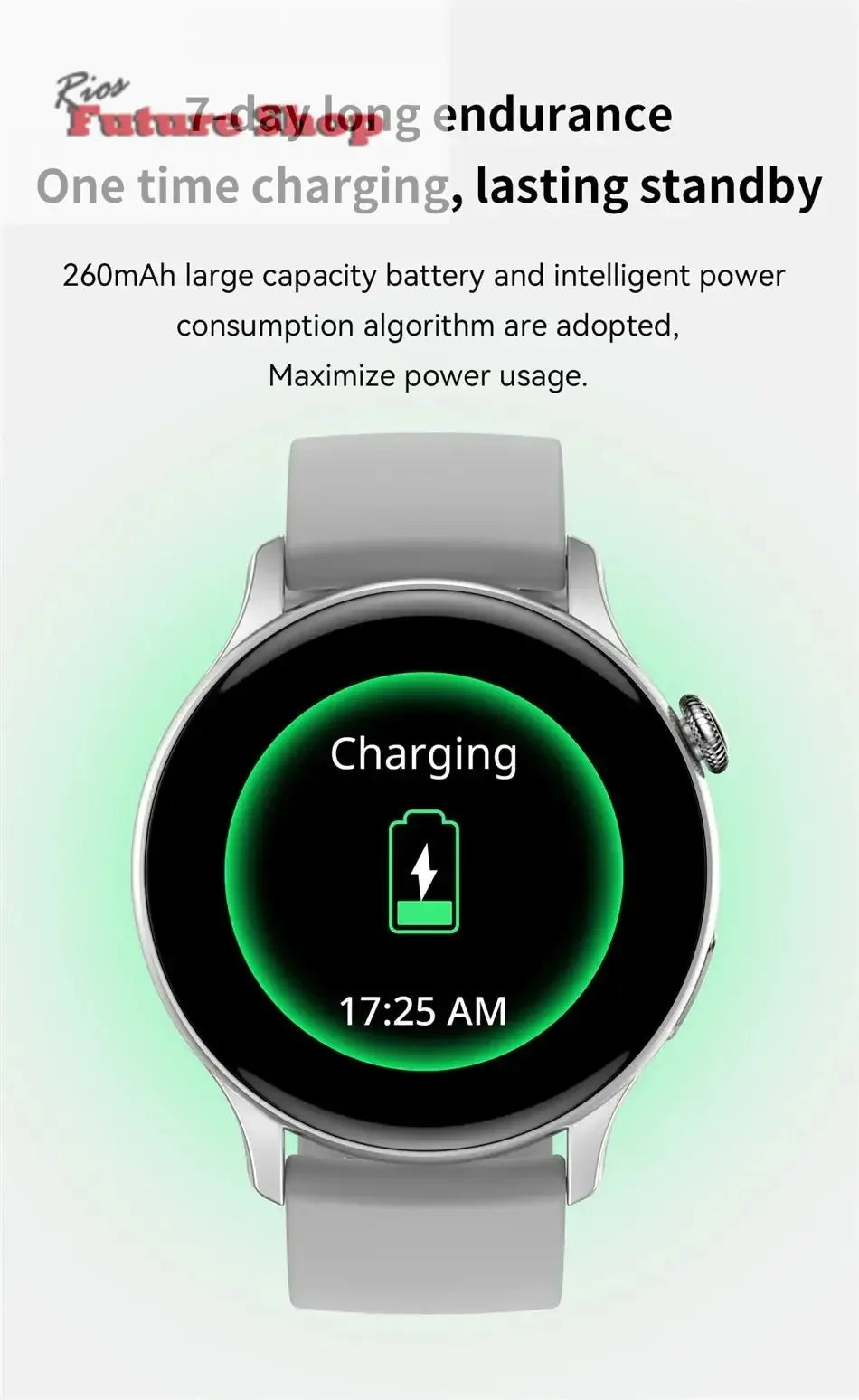 True AMOLED Sports Smart Watch - Rios Future Shop