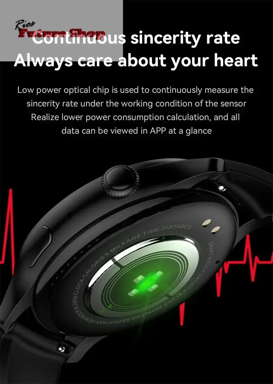 True AMOLED Sports Smart Watch - Rios Future Shop