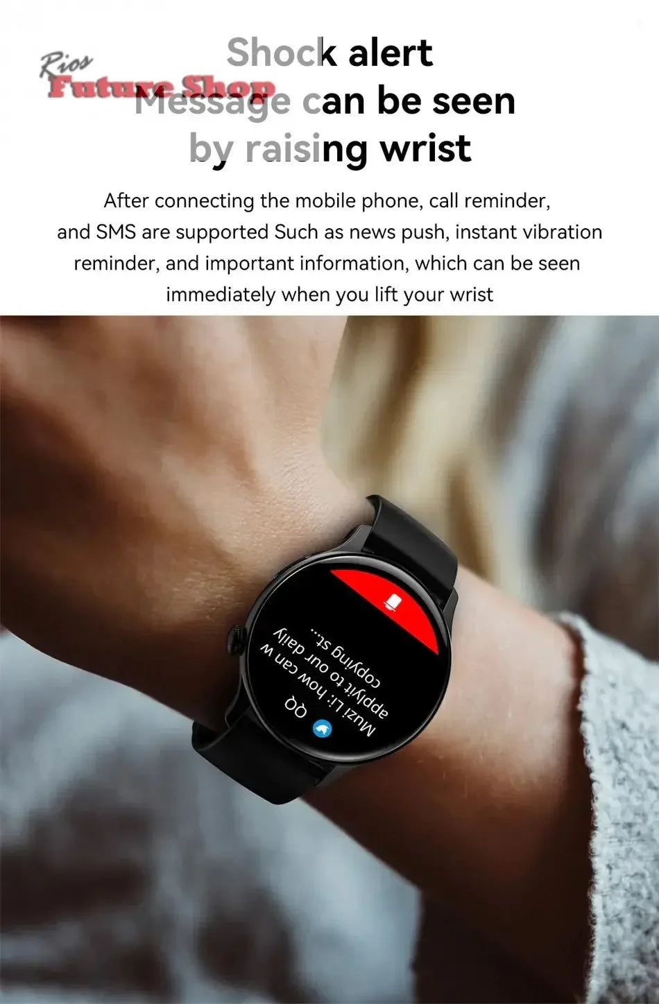 True AMOLED Sports Smart Watch - Rios Future Shop