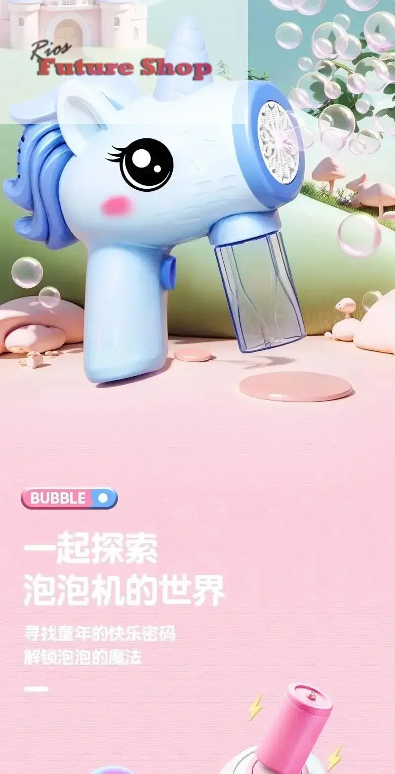 Unicorn electric bubble gun - Rios Future Shop