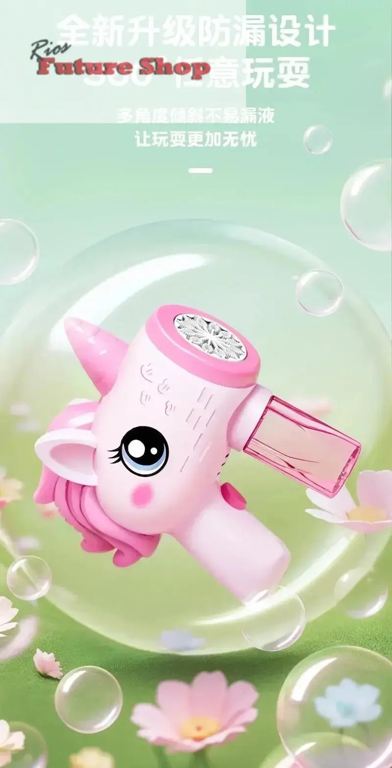 Unicorn electric bubble gun - Rios Future Shop