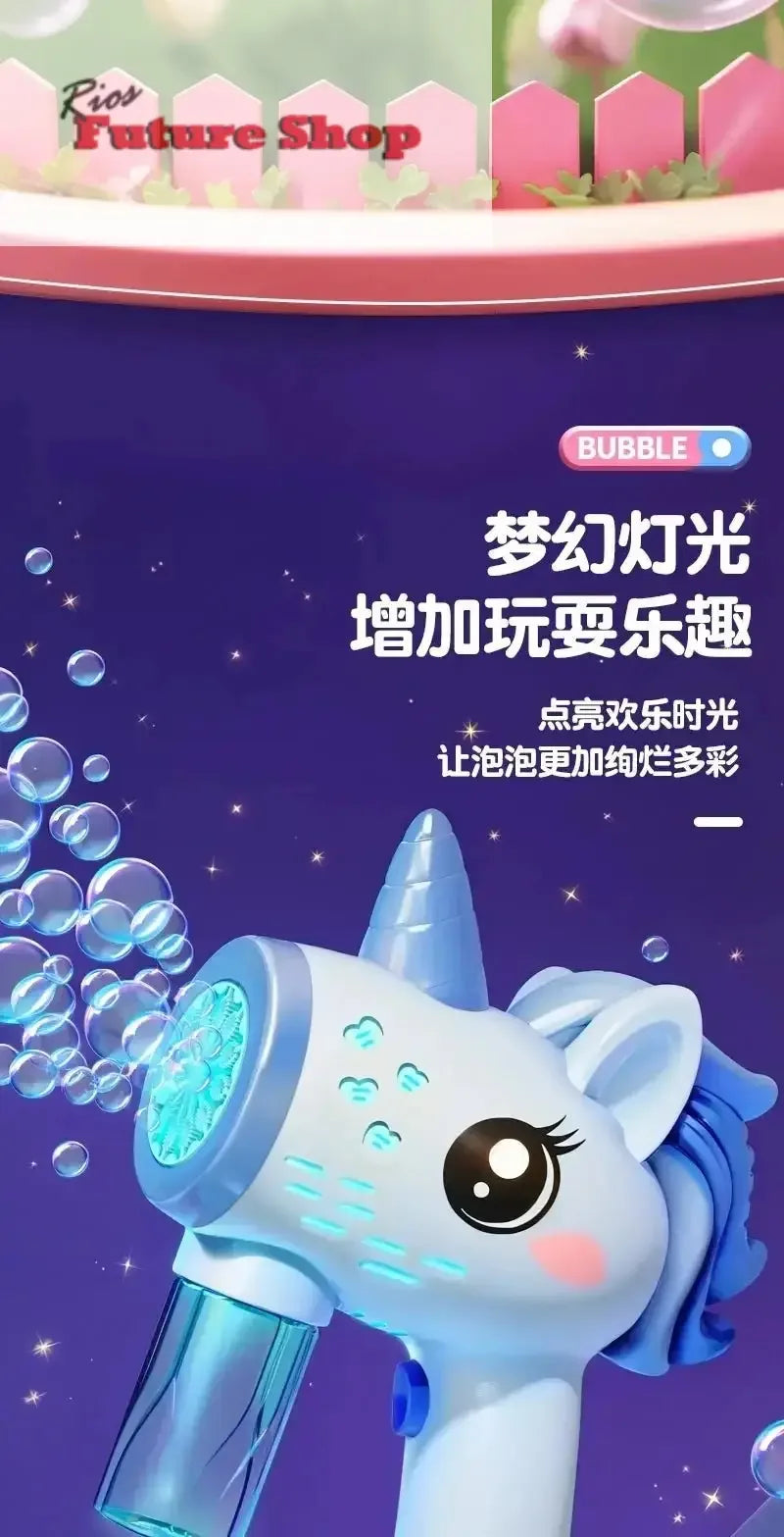 Unicorn electric bubble gun - Rios Future Shop