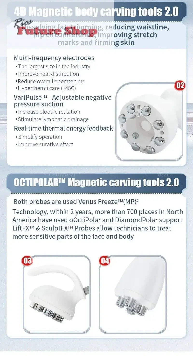 Venus Legacy Pro Skin Tightening & Vacuum Machine - Rios Future Shop