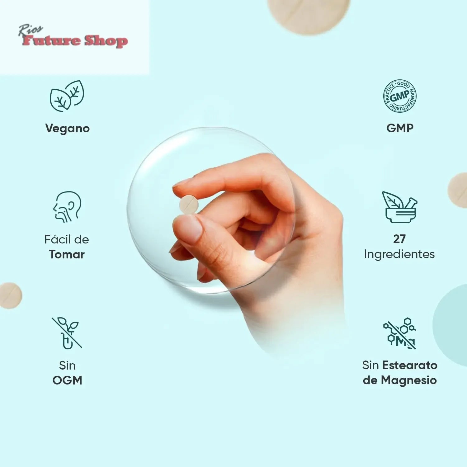 Vibrant Life Multivitamins & Minerals - 400 Vegan Tablets Packed with 27 Essential Nutrients for Optimal Health - Rios Future Shop