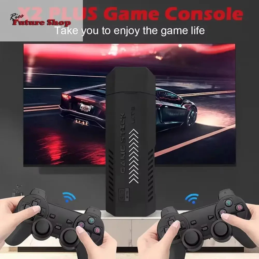 Video Game Console X2 Plus 4K HD Retro 40000 Games - Rios Future Shop