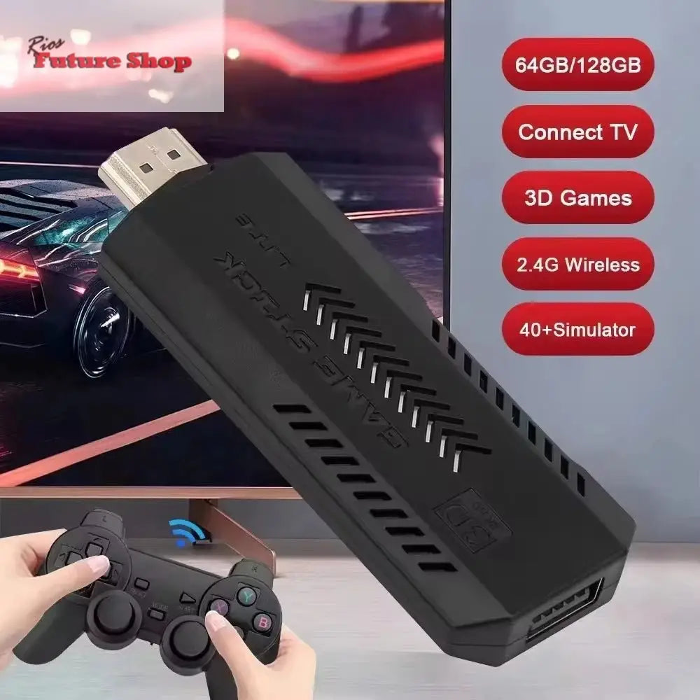 Video Game Console X2 Plus 4K HD Retro 40000 Games - Rios Future Shop