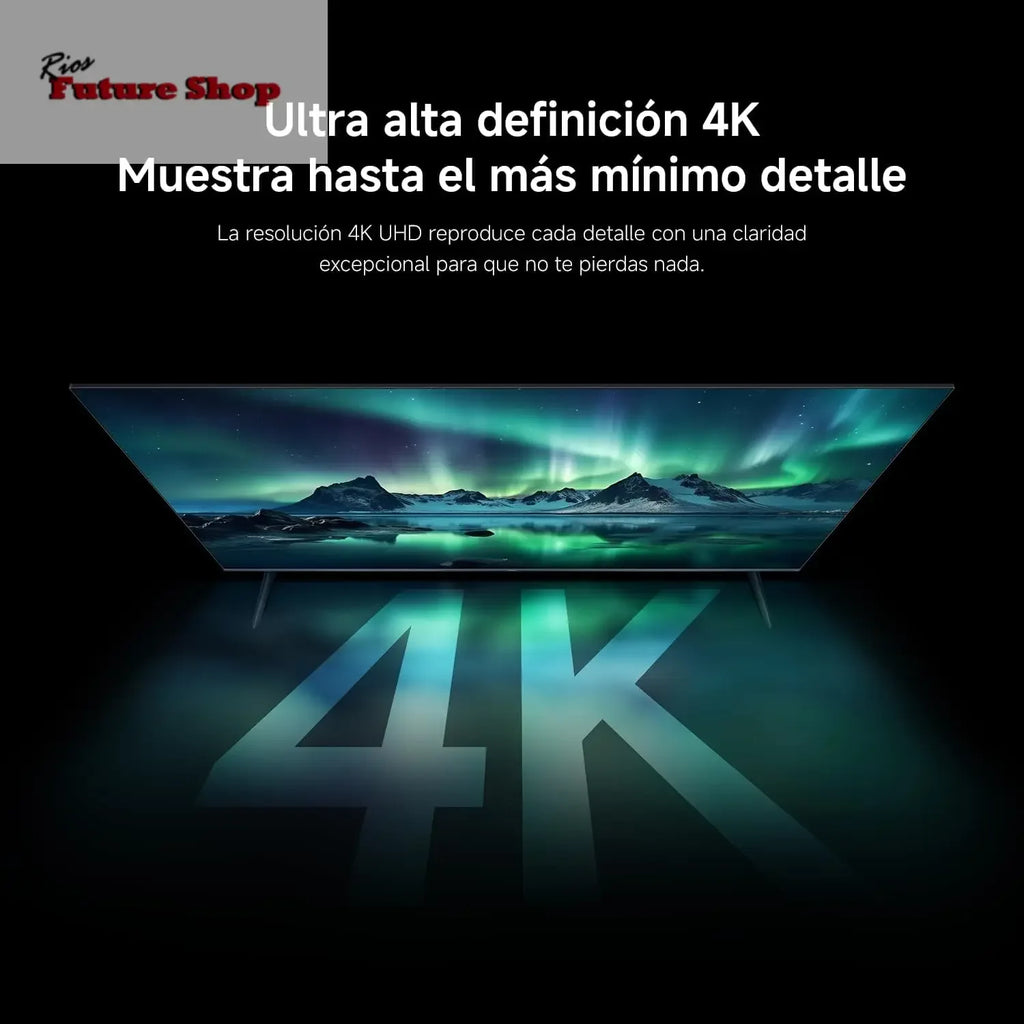 XIAOMI TV F Pro 75, 75 Pulgadas (190 cm), 4K UHD QLED, Smart TV, Fire TV, Control por Voz Alexa, HDR10+, Modo Game Boost 120Hz, MEMC, 2GB+32GB, Compatible con Apple AirPlay, 2025 - Rios Future Shop