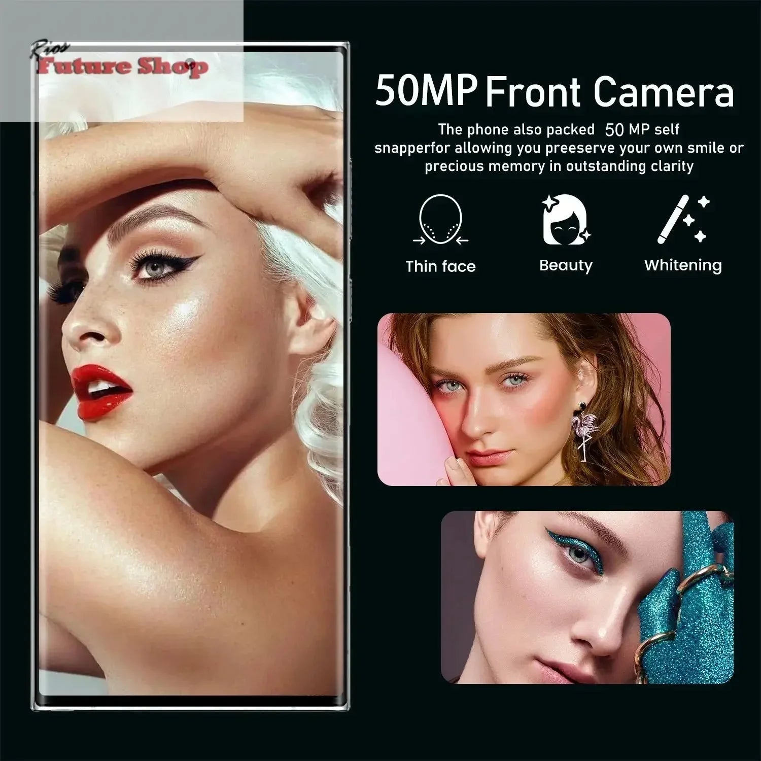 A54 5g mobile phone 6.8 inch 16Gb + 512Gb Android 13 - Rios Future Shop
