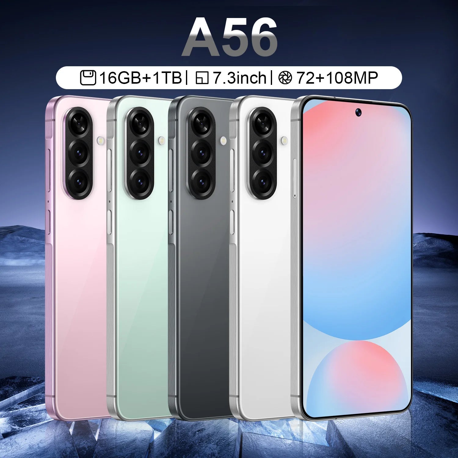 A56 5G Dual SIM Smartphone 16G+1TB - Rios Future ShopSmartphones191288010:-1Black;200001046:4807216g;210188933:1181041TB;210214501:3247091UK