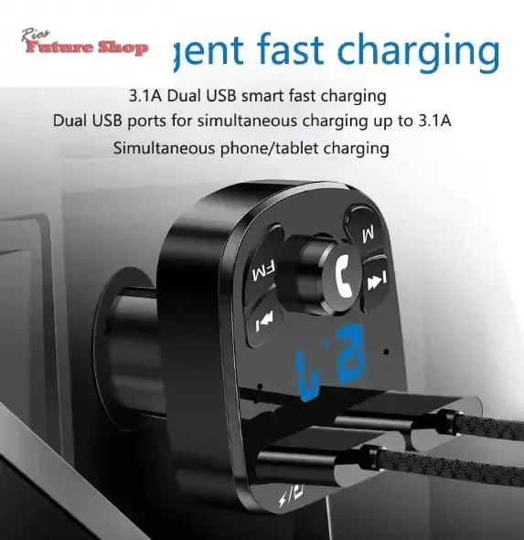 Adaptador Bluetooth para Automovel - Rios Future Shop