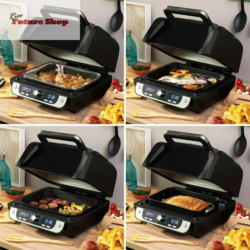 Airfry com Grill, Acessórios e Receitario I 12-1- 3400W 6L - Rios Future Shop