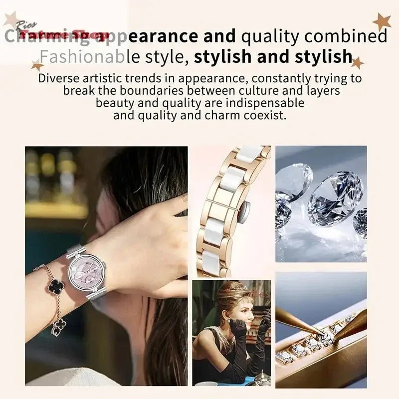 AK62 Smart Watch Women 1.09 Inch HD Screen - Rios Future Shop