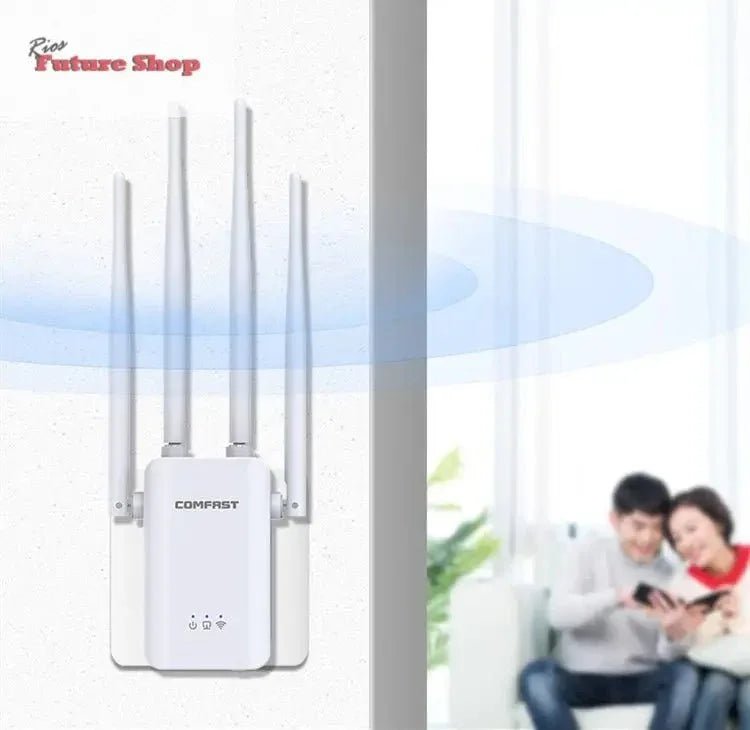 Amplificador de sinal Wifi Amplificador de sinal de roteador sem fio doméstico - Rios Future Shop