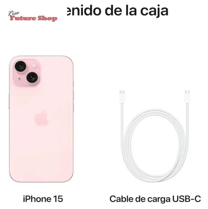 Apple iPhone 15 (128 GB) - rosa - Rios Future Shop