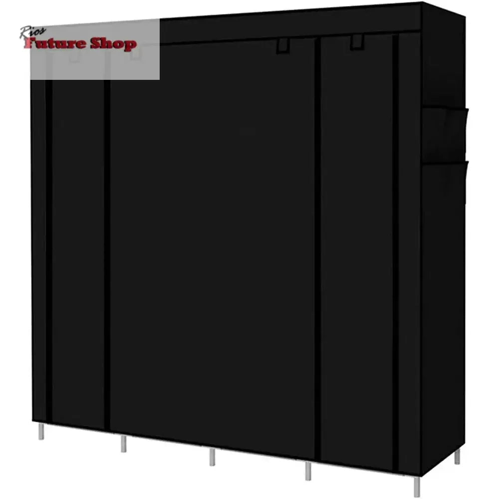 Armario de Tela Armario Ropero con Cubierta de Tela no Tejida 167 X 170 X 45 cm - Rios Future Shop